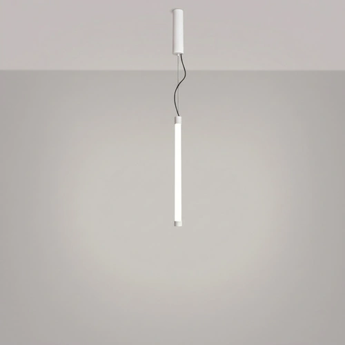 Lampa wisząca TRANG 50 biała LED regulowana nad wyspę do kuchni
