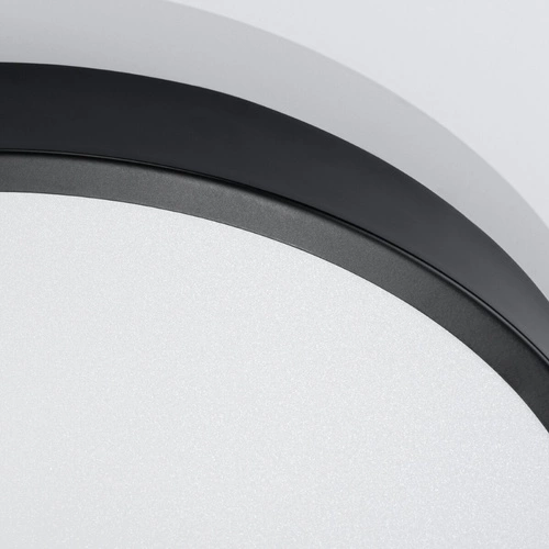 Plafon sufitowy LED ONYX 50 czarny nowoczesny okrągły do salonu i sypialni SOLLUX