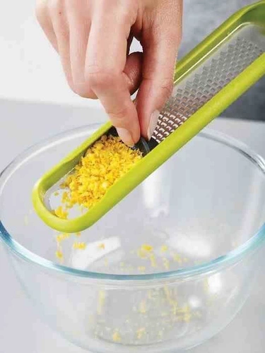 JJ - Tarka (zester) z elementem czyszczącym zielony/grafitowy