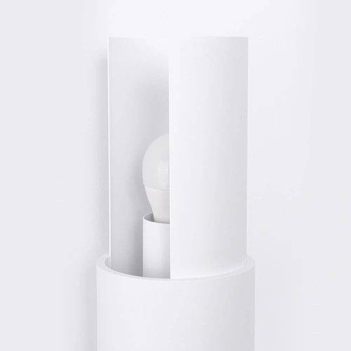 Kinkiet ścienny FLASH 2 biały nowoczesny stalowy regulowany do salonu i sypialni SOLLUX