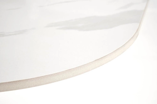 Stolik kawowy Dalita duży kwadratowy biały marmur nowoczesny loftowy do salonu Intesi