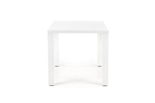 Stół do jadalni Donal biały 120x80 cm nowoczesny prostokątny MDF Intesi