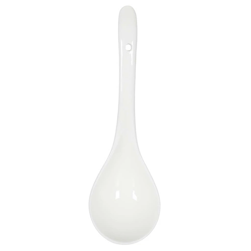 Ceramiczny zestaw do zup Intesi biały nowoczesny komplet obiadowy dla 6 osób do kuchni