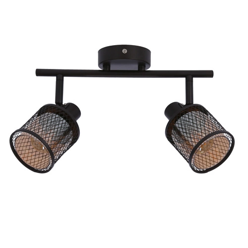 Nowoczesna lampa sufitowa Canabera złota regulowana do salonu i sypialni szklana