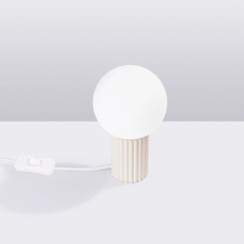 Lampa biurkowa HALO beżowa