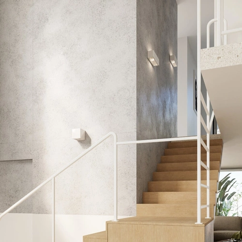 Kinkiet ścienny SUBANI biały nowoczesny ceramiczny do salonu i sypialni Sollux Lighting