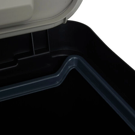 Kosz na śmieci Slow 20l nowoczesny plastikowy czarny do kuchni lub biura 5five