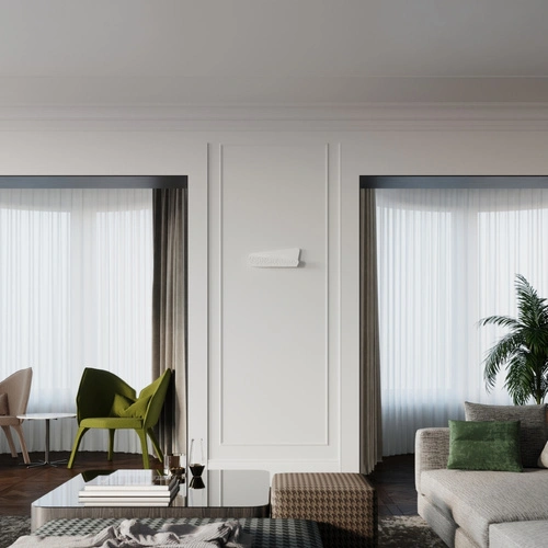 Kinkiet ścienny ALIZA biały nowoczesny do sypialni i salonu Sollux Lighting 40 cm