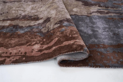 Dywan nowoczesny Alsana Purple 200x300 z wiskozy do salonu i sypialni Carpet Decor