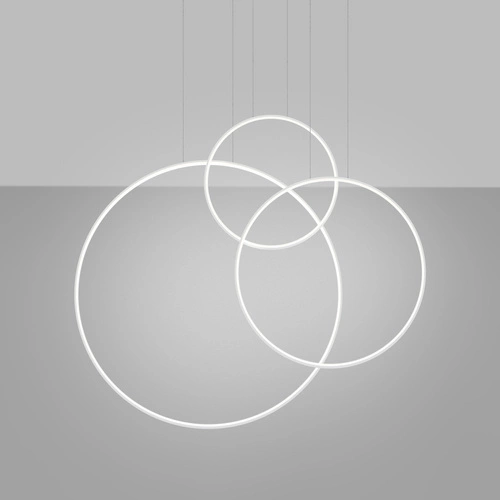 Lampa wisząca LED RIO 3 biała 3-punktowa nad stół do jadalni nowoczesna Thoro