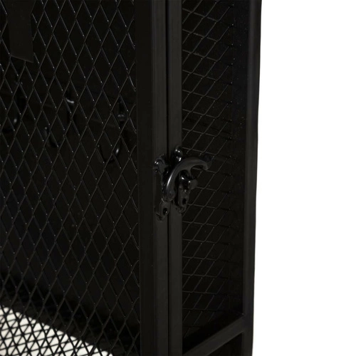 Wieszak na klucze ścienny Mario czarny metalowy nowoczesny do przedpokoju Atmosphera