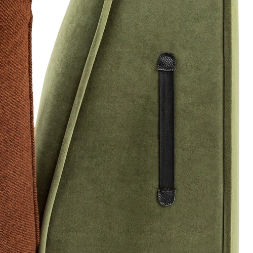 Leżanka szezlong Matali Atmosphera zielona welurowa do salonu i sypialni 3-osobowa