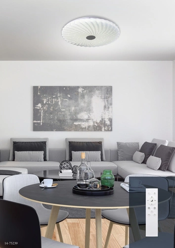 Lampa sufitowa Calipso plafon 24W LED 38,5 cm zmienna barwa i jasność z pilotem