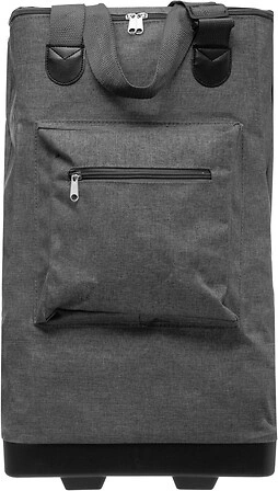 Torba na zakupy na kółkach szara