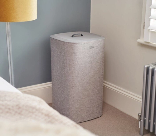 Joseph Joseph Tota nowoczesny kosz na pranie 60l dwukomorowy do łazienki szary
