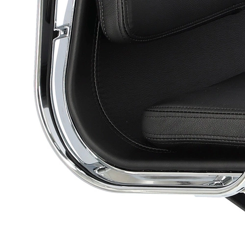Fotel biurowy ergonomiczny obrotowy CH2171 PREMIUM skórzany czarny do biura EA217