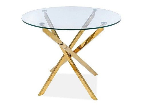 Stół Briller 90cm złoty                 