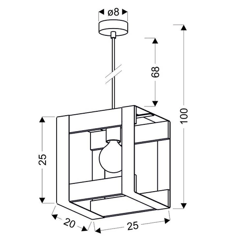 Lampa wisząca Varna czarna drewniana loftowa do salonu i kuchni regulowana