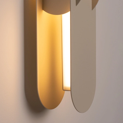 Kinkiet ścienny CHAIN 91 beżowy LED nowoczesny do salonu