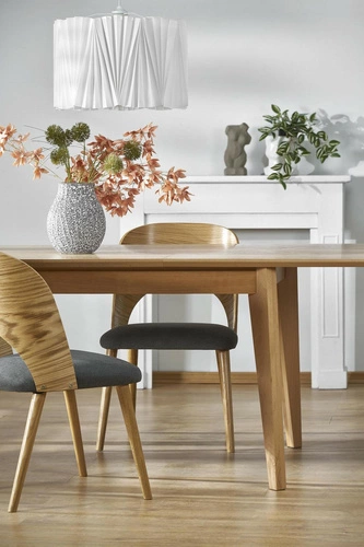 Stół rozkładany do jadalni Manavi dąb naturalny nowoczesny 160-240x90 cm Intesi