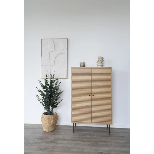 House Nordic świecznik szklany brązowy dekoracyjny do salonu 11,5 cm