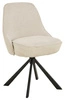 Krzesło Carlton obrotowe beżowe tapicerowane do jadalni Actona