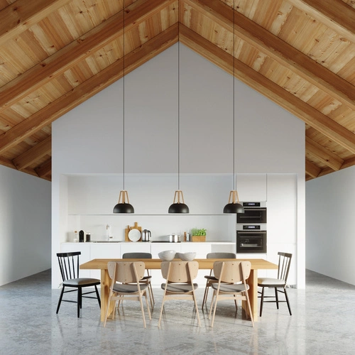 Lampa wisząca CASCO czarna drewniana nowoczesna do salonu i jadalni Sollux 30 cm