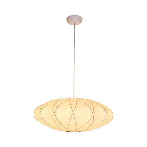 Lampa wisząca SILK X-shape biała 60 cm nowoczesna do salonu i jadalni Step into Design