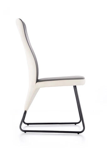 Krzesło Michigan białe/szare jasne