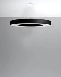 Żyrandol SATURNO SLIM 90 czarny