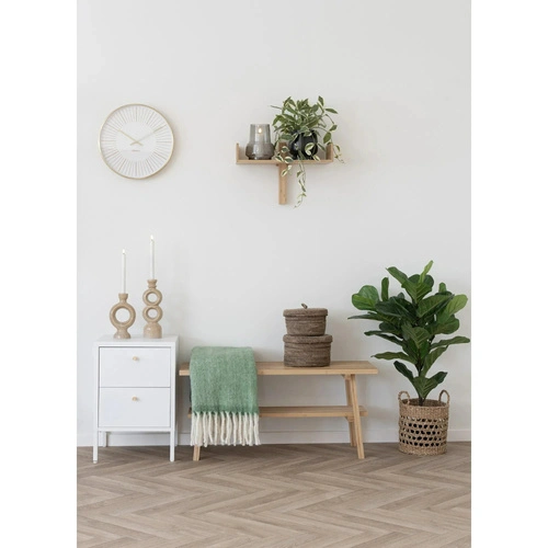 Carmel koc wełniany zielony 130x170 ciepły pled na kanapę salon