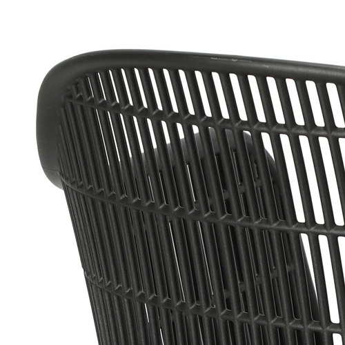 Krzesło Becker czarne/naturalne OUTLET