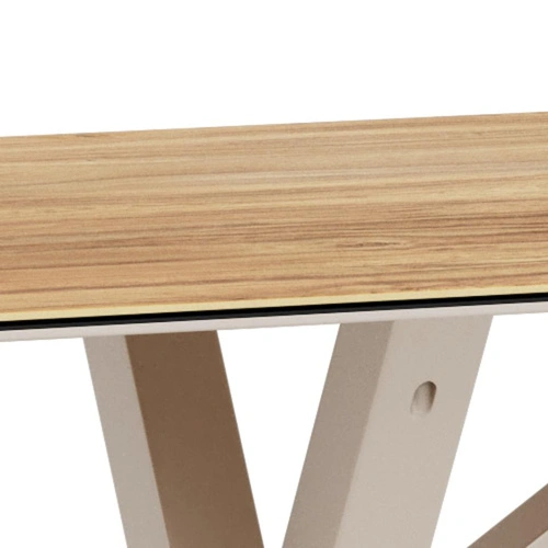 Stół Heaven 160x90 nowoczesny do jadalni ceramika dąb dziki