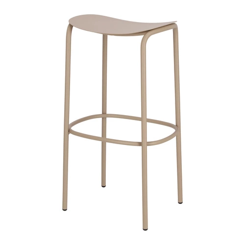 Hoker metalowy Trick 75 cm szary nowoczesny bez oparcia do kuchni i wyspy SCAB Design