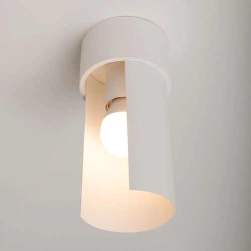 Plafon sufitowy FLASH biały minimalistyczny metalowy do salonu i sypialni regulowany