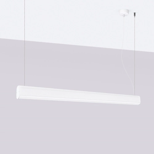 Lampa wisząca FARGE biała LED 4000K