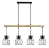 Lampa wisząca Bernita 4x60W E27 czarny