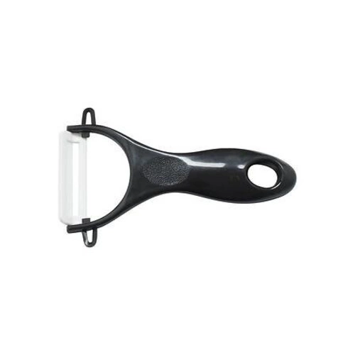 Zestaw noży kuchennych Caractere 5five czarny z obieraczką do warzyw i owoców