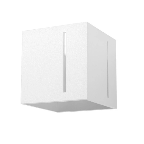 Nowoczesny kinkiet ścienny Pixar biały aluminiowy do salonu i sypialni Sollux Lighting