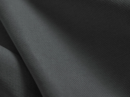 Pufa Jodie welurowa prostokątna szara do salonu i sypialni nowoczesna 80x102 cm