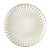Ceramiczny talerz do serwowania Vlora 32cm beżowy do jadalni, do zmywarki Intesi