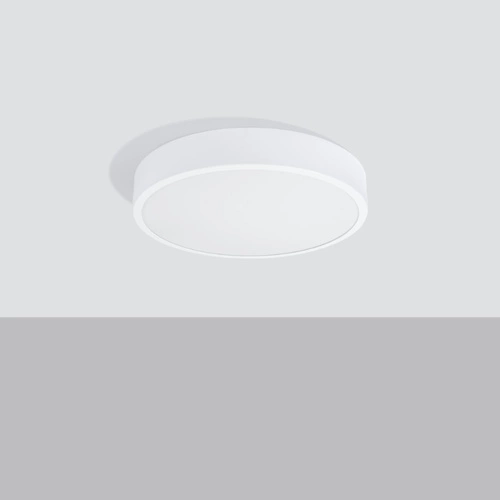 Plafon sufitowy LED ONYX 40 biały okrągły nowoczesny do salonu i sypialni 3000K