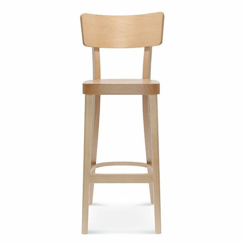 Hoker drewniany z oparciem Solid FAMEG personalizowany, tapicerowany do kuchni i jadalni