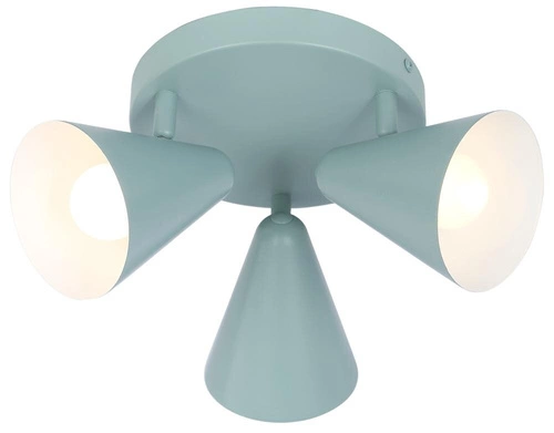 Lampa sufitowa Amor plafon 3x40W E14  szary mat