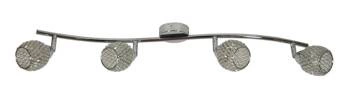 Lampa sufitowa Clear listwa 4x40W G9 transparentny