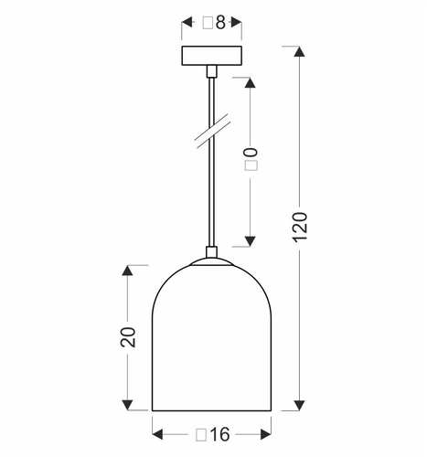 Lampa wisząca Klea czarna z dymionym kloszem nowoczesna do salonu lub nad stół