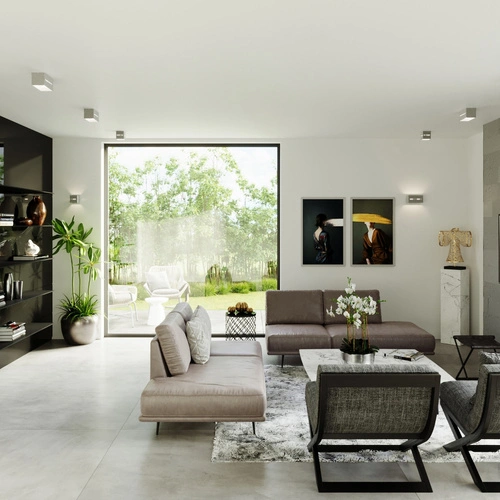 Nowoczesny kinkiet ścienny Lobo szary aluminiowy do salonu i sypialni Sollux Lighting