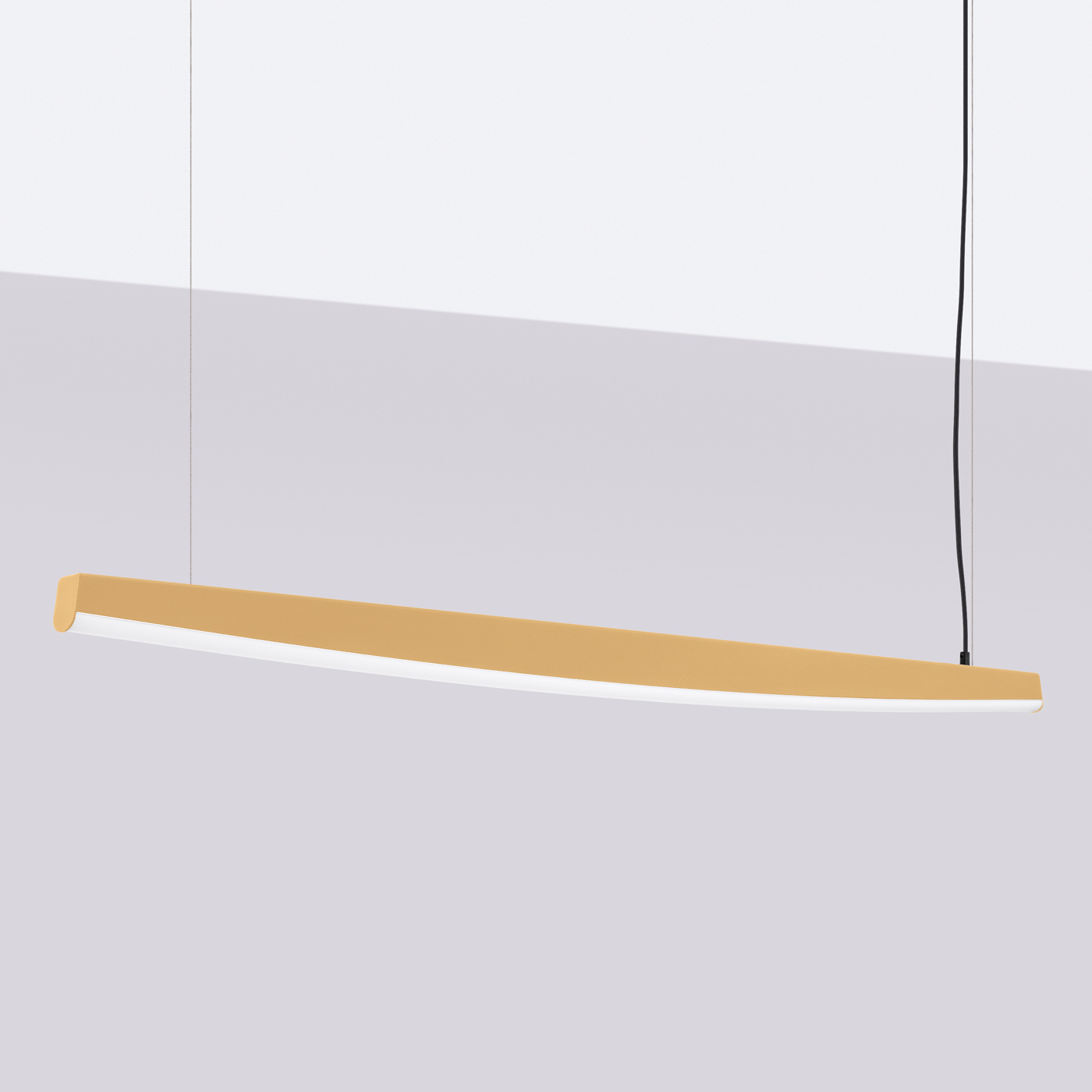 Lampa wisząca JORUN 150 złota LED 3000K