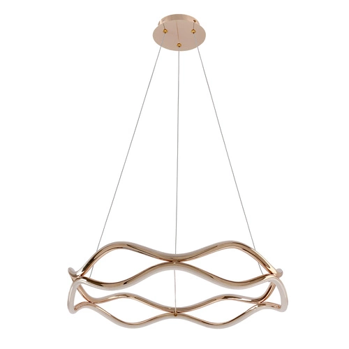 Lampa wisząca LED VAVE złota nowoczesna nad stół do salonu i kuchni CANDELLUX