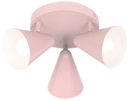 Lampa sufitowa Amor plafon 3x40W E14  jasny róż